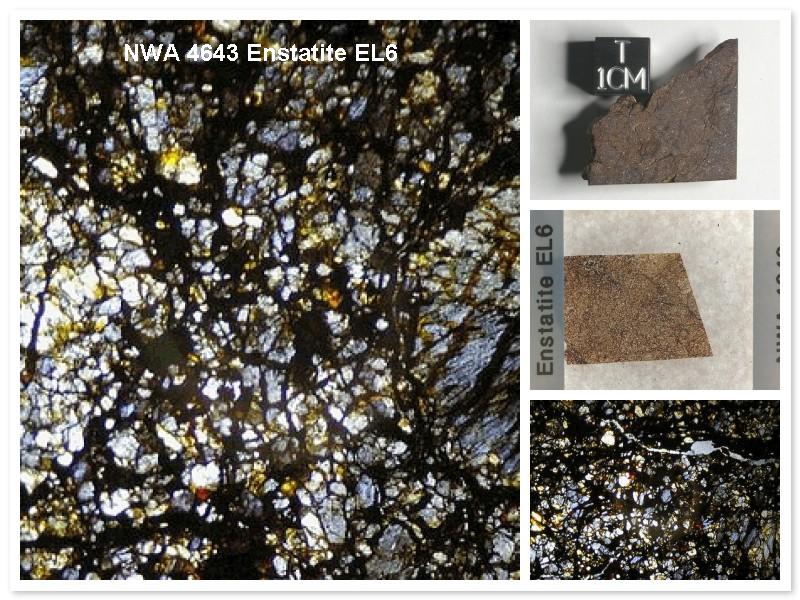 NWA 4643 Enstatite E6 метеорит