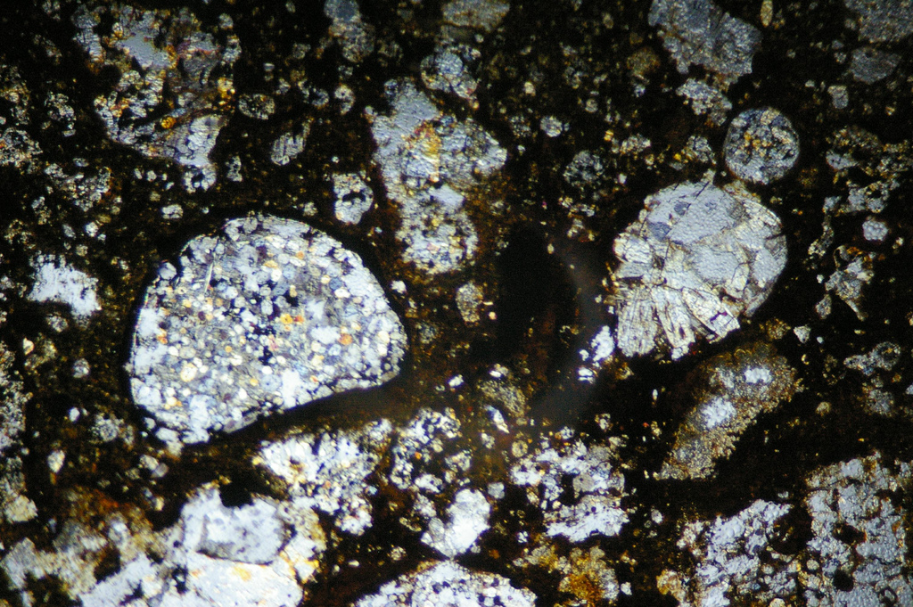 фото метеорита тонкий слой