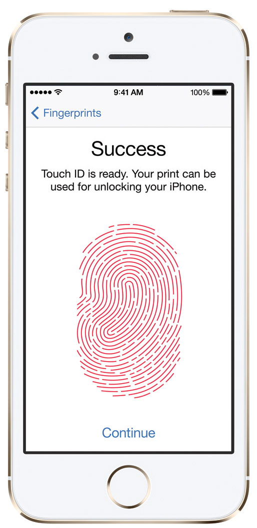 iphone 5s сканер отпечатка пальца