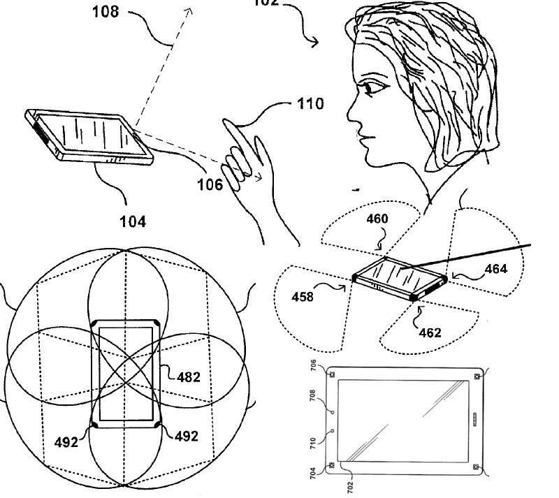 Amazon Smith 3D патент смартфон визуальное управление