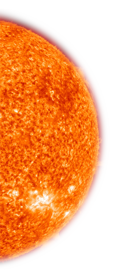 гигантское солнце