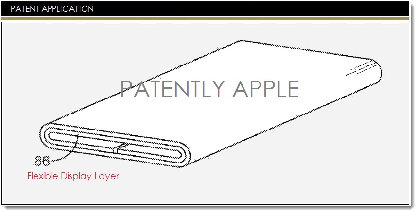 Apple патент гибкий дисплей
