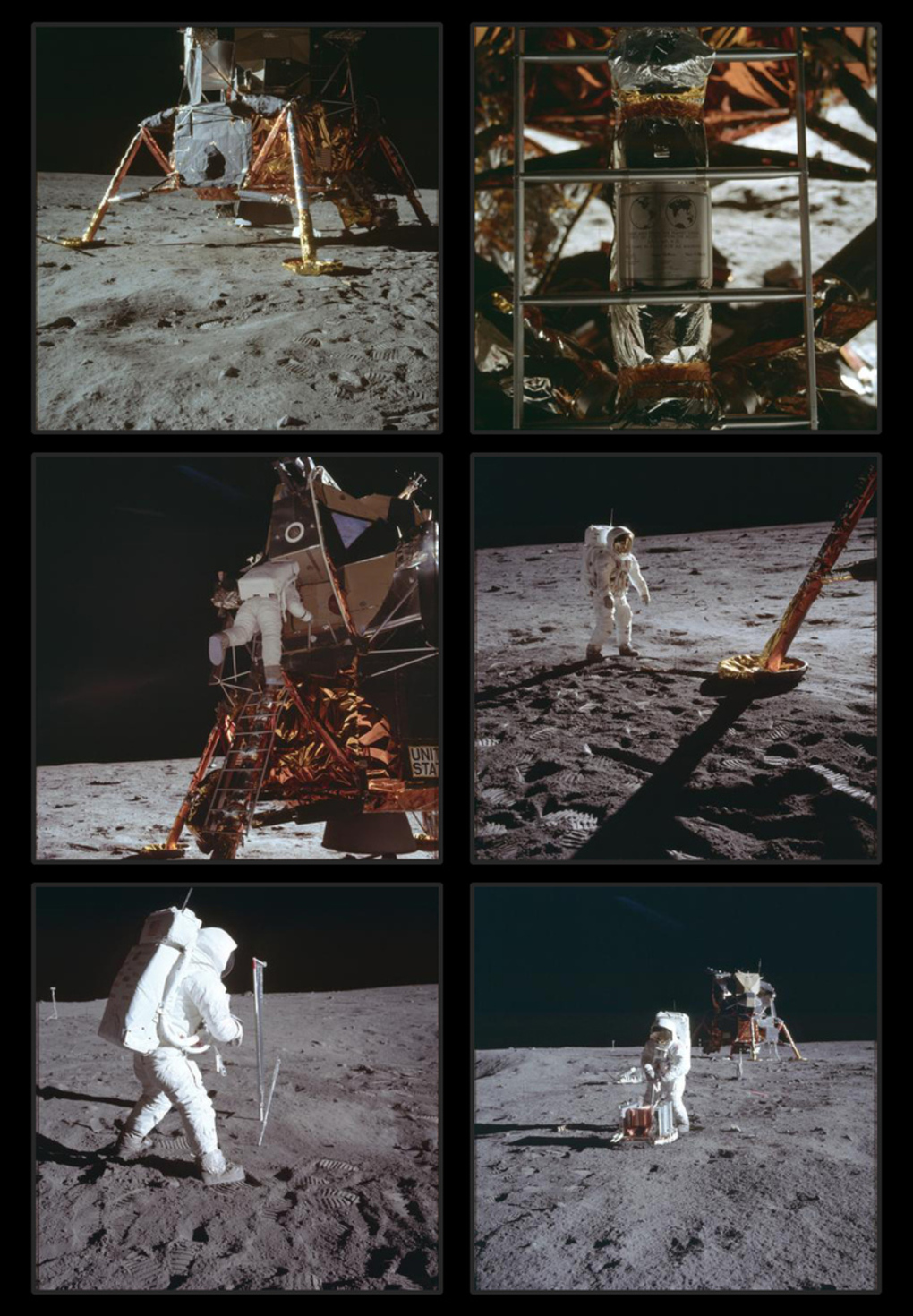 Первые фотографии на Луне