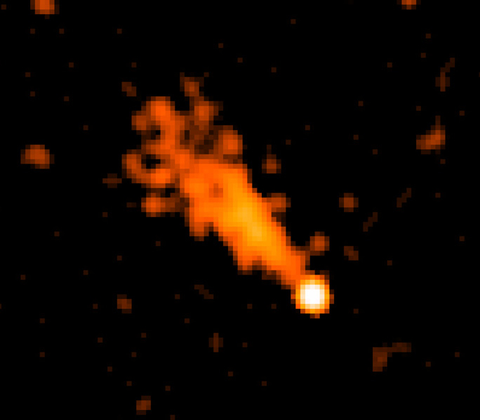 IGR J11014-6103: сверхзвуковой пульсар с «хвостом» длиной 37 световых лет