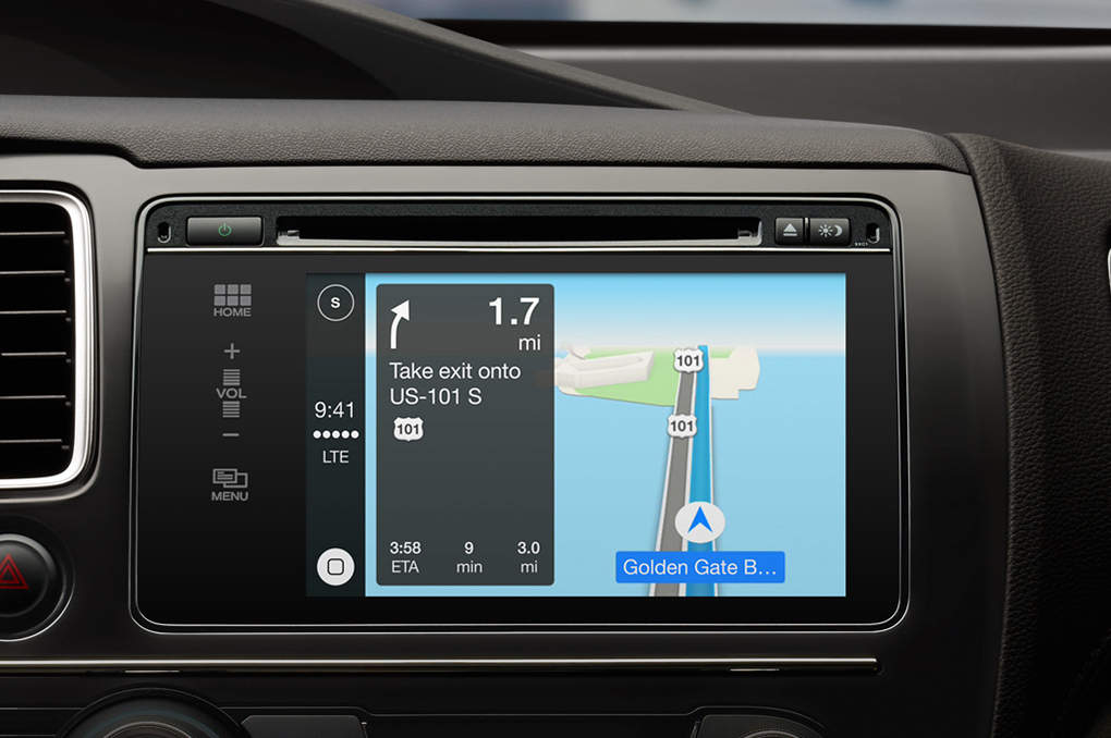 CarPlay от Apple устанавливает iOS на приборной панели