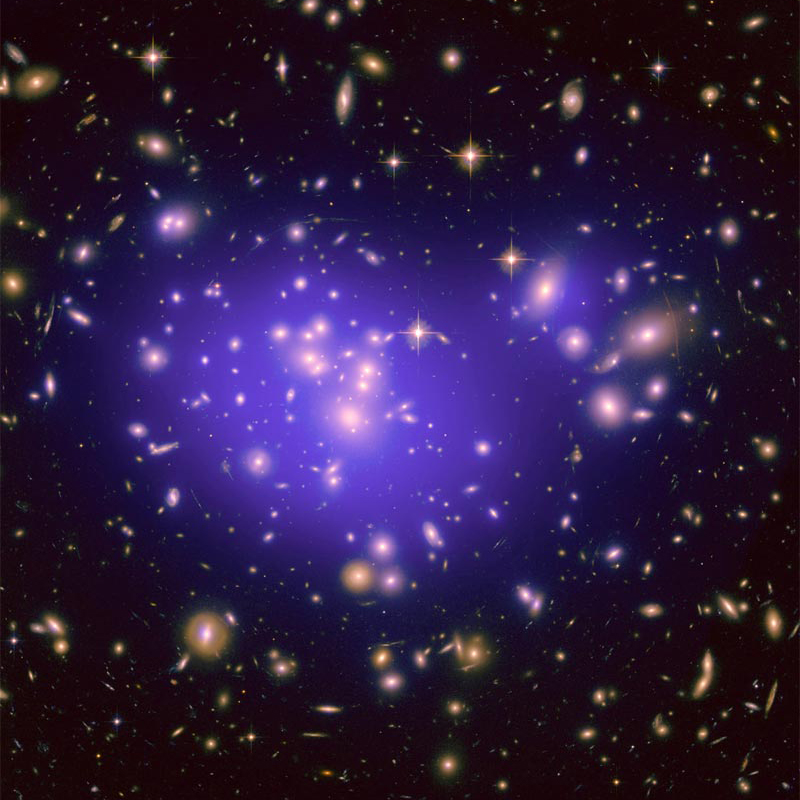 темная энергия галактика кластер Abell 1689