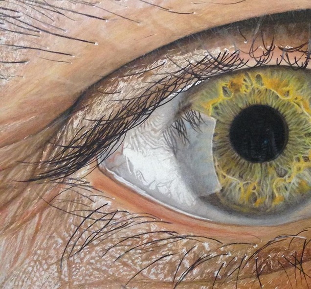 Гиперреалистичные рисунки глаз от Хосе Антонио Лопеса