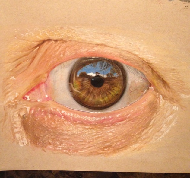 Гиперреалистичные рисунки глаз от Хосе Антонио Лопеса