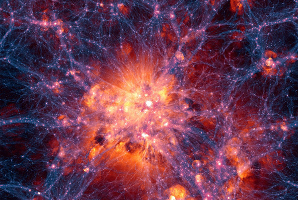 плотное скопление галактик и темная материя