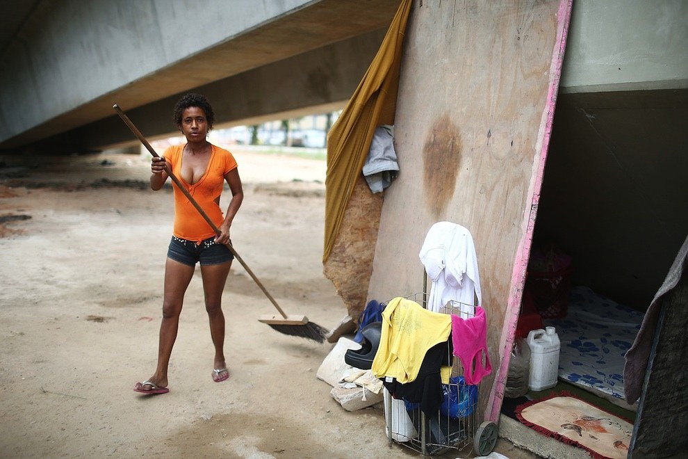 обратная сторона Чемпионата мира в Бразилии, бедность и нищета
